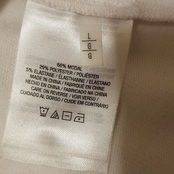 T Tahari white shift dress with flouncy hem sz Large - Picture 9 of 9